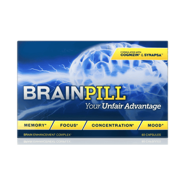 Brainpill blue and yellow pack