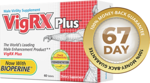vigrx plus pack with 67 day satisfaction guarantee seal