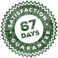 67 days Satisfaction Guarantee Seal