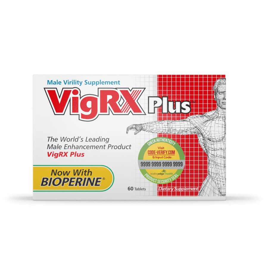vigrx plus male enhancement white and red pack front