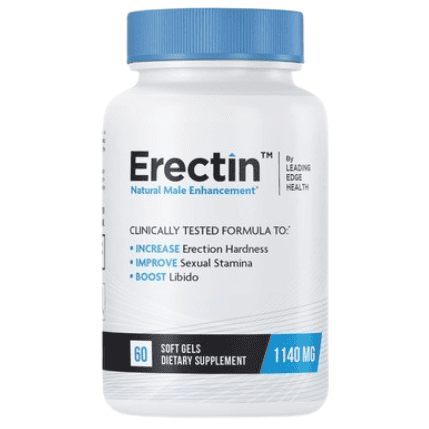 Erectin natural male enhancement supplement bottle pack