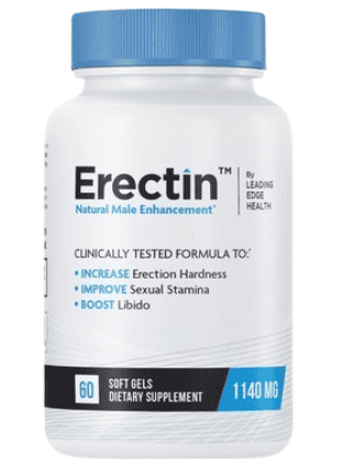 Erectin natural male enhancement supplement bottle pack