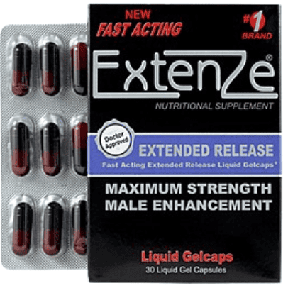 Extenze black and red pack for maximum strength and male enhancement