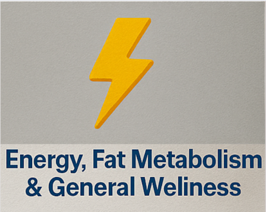 energy, ft metabolism & general wellness