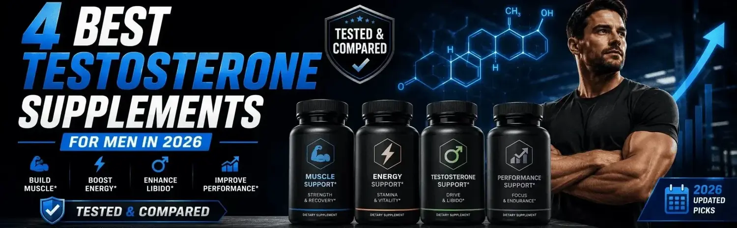 4 Best Testosterone Supplements for Men in 2026 (Tested & Compared)