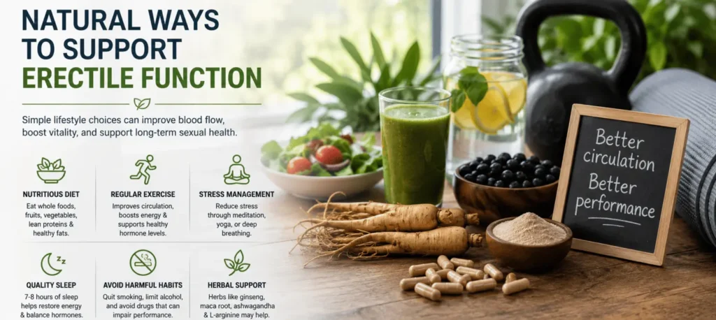 natural ways to support erectile function